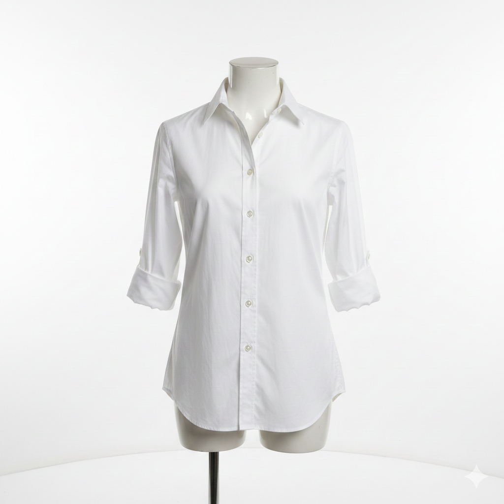 Classic White Poplin Shirt